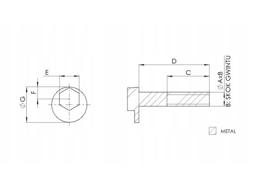 Śruba Do Regulacji Pochylenia Koła Ted69980