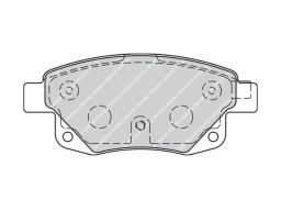 Klocek Hamulcowy Kpl. Fvr1930