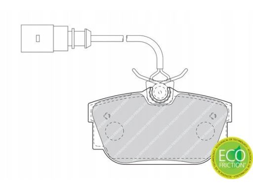 Klocek Hamulcowy Kpl. Fdb1482
