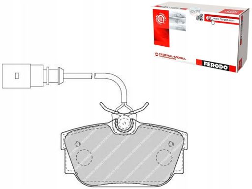 Klocek Hamulcowy Kpl. Fdb1482