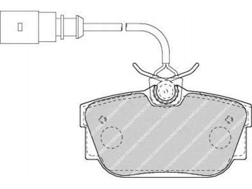 Klocek Hamulcowy Kpl. Fdb1482