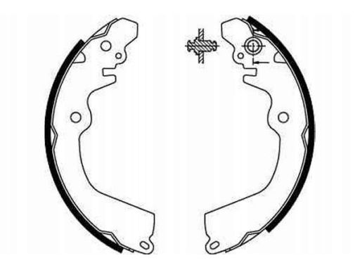Szczęki Hamulcowe Kpl. Gs8666
