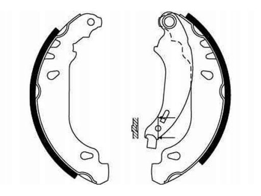Szczęki Hamulcowe Kpl. Gs8642