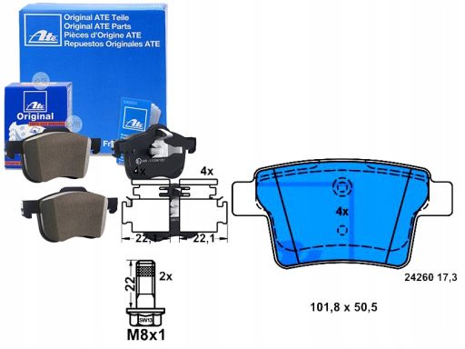 Klocek Hamulcowy Kpl. 13.0460-3831.2
