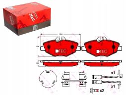 Klocek Hamulcowy Kpl. Gdb1542Dte