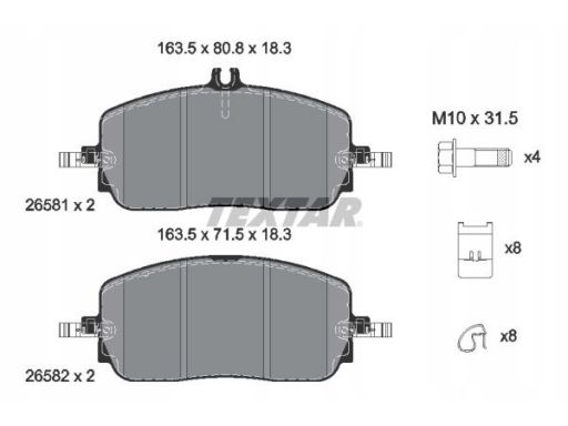 Klocek Hamulcowy Kpl. 2658101