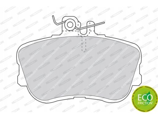 Klocek Hamulcowy Kpl. Fdb854