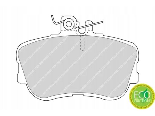 Klocek Hamulcowy Kpl. Fdb854