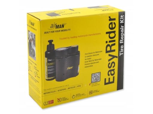 Kompresor samochodowy 12V VICMA Easy Rider + preparat do opon