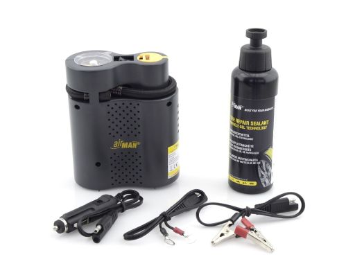 Kompresor samochodowy 12V VICMA Easy Rider + preparat do opon