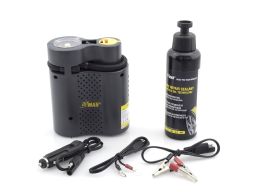 Kompresor samochodowy 12V VICMA Easy Rider + preparat do opon