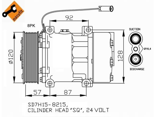 Kompresor Klimatyzacji 32752