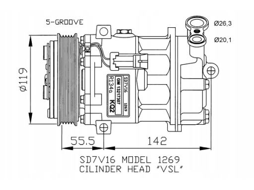 Kompresor Klimatyzacji 32818