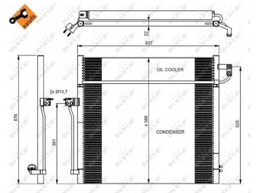 Skraplacz Klimatyzacji 350080