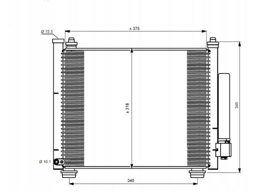 Skraplacz Klimatyzacji 350216