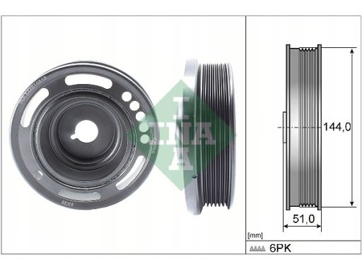 Koło Pasowe Wału Korbowego 544 0168 10