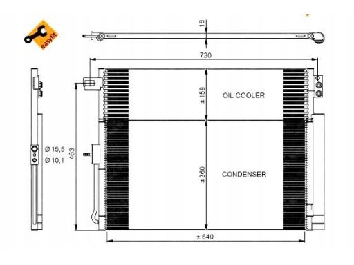 Skraplacz Klimatyzacji 350038