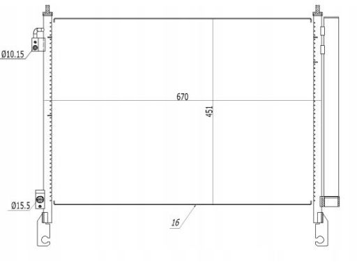 Skraplacz Klimatyzacji 350460