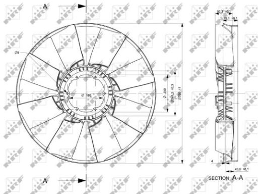 Wiatrak Wentylatora 49803