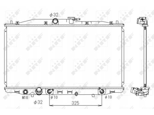 Chłodnica Silnika 53391
