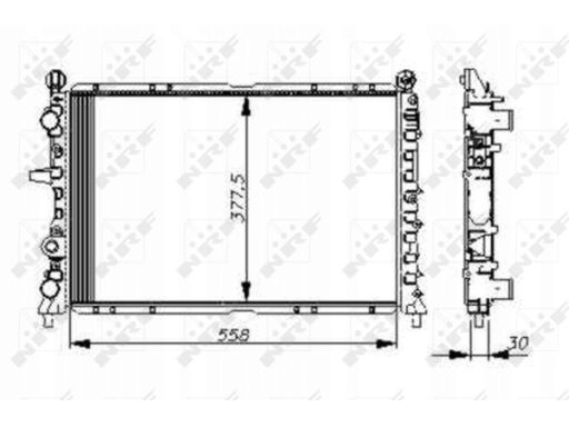 Chłodnica Silnika 54502