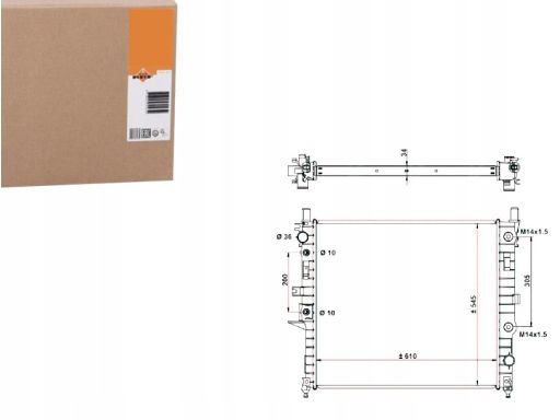 Chłodnica Silnika 55334