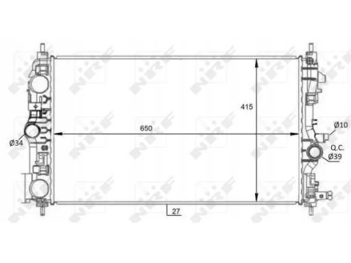 Chłodnica Silnika 59076