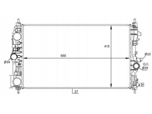Chłodnica Silnika 59076