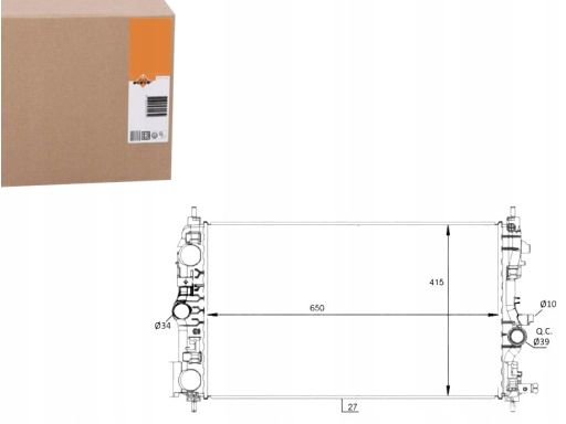 Chłodnica Silnika 59076