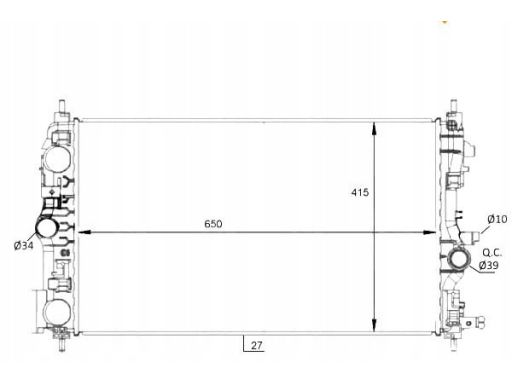 Chłodnica Silnika 59076