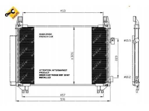 Skraplacz Klimatyzacji 35654