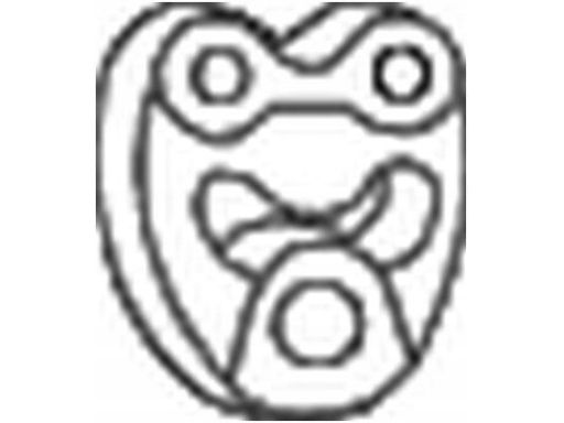 Wieszak Tłumika 255-123