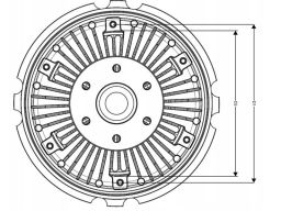Sprzęgło Wentylatora Chodnicy 49065