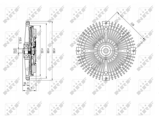 Sprzęgło Wentylatora Chodnicy 49588