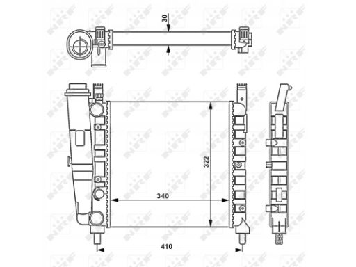 Chłodnica Silnika 58730
