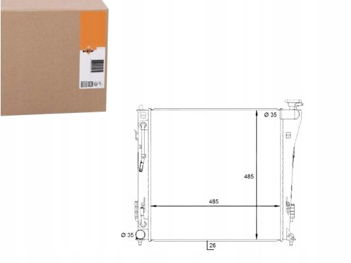 Chłodnica Silnika 59087