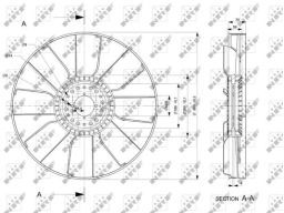 Wiatrak Wentylatora 49807