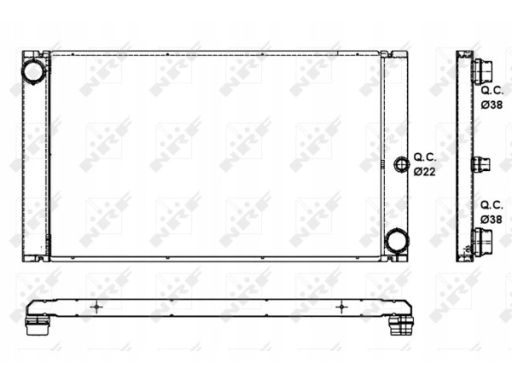 Chłodnica Silnika 53091