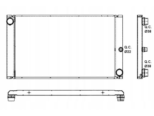 Chłodnica Silnika 53091