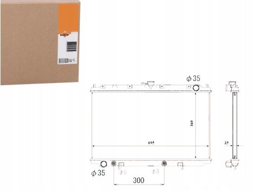 Chłodnica Silnika 53695