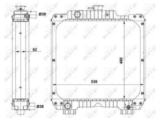 Chłodnica Silnika 54089