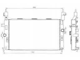 Chłodnica Silnika 55317