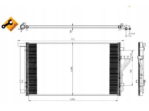 35998 Skraplacz Klimatyzacji Nrf 35998 Nrf