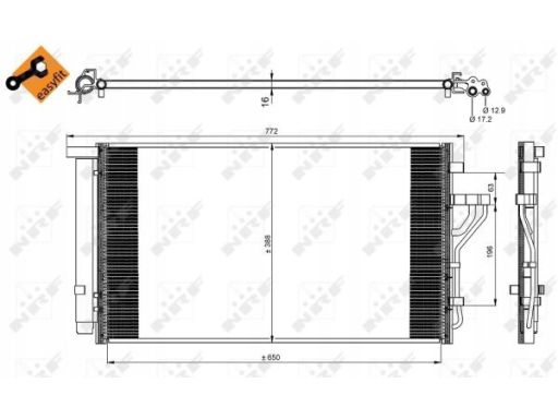 35998 Skraplacz Klimatyzacji Nrf 35998 Nrf