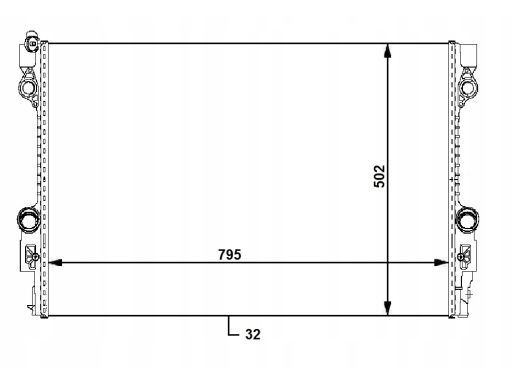 59172 Chłodnica Silnika Nrf 59172 Nrf