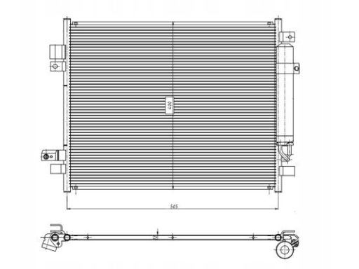 Skraplacz Klimatyzacji 350418