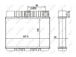 54277 Nagrzewnica Nrf 54277 Nrf