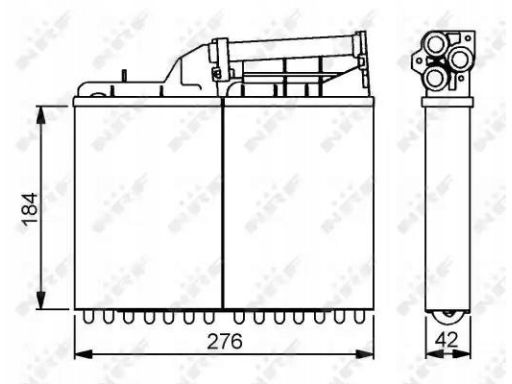 58053 Nagrzewnica Nrf 58053 Nrf