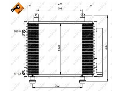 Skraplacz Klimatyzacji 350208