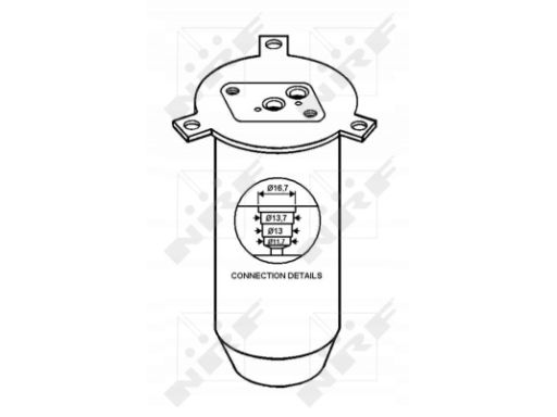 33045 Osuszacz Klimatyzacji Nrf 33045 Nrf